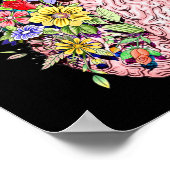 Vriendelijk om je geest Mental Health Awareness Ma Poster (Hoek)