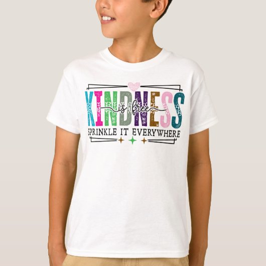 Vriendelijk ontwerp t-shirt (Voorkant)