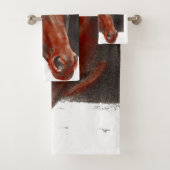vriendelijk paard bad handdoek (Insitu)