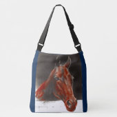 vriendelijk paard crossbody tas (Voorkant)