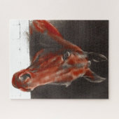 vriendelijk paard legpuzzel (Horizontaal)