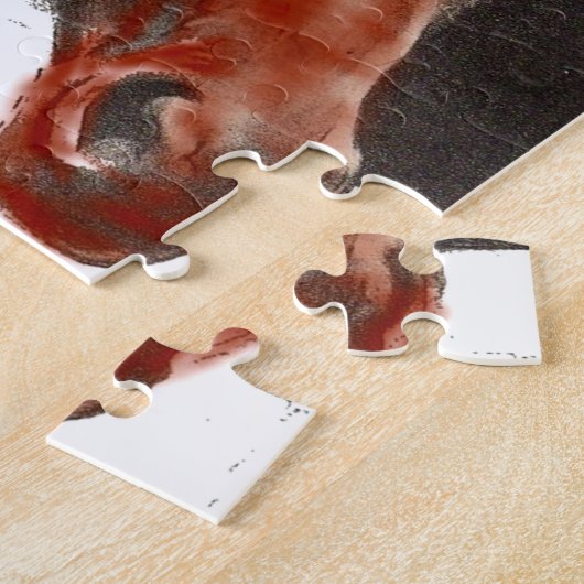 vriendelijk paard legpuzzel (Zijkant)