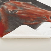 vriendelijk paard sherpa deken (3/4)