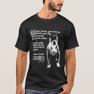 Vriendelijk Pitbull Gedicht Shirt Voor Pit Bull Li