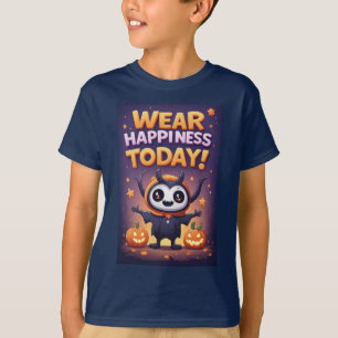 Vriendelijk Pompoen Karakter Voor Halloween T-shirt