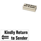 "Vriendelijk Retour Afzender" & Pijl Stempel (Gestempeld)