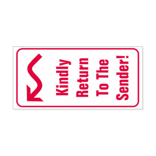 "Vriendelijk Retour Afzender!" Stempel