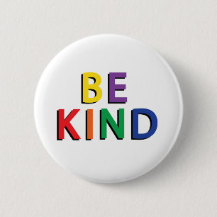 vriendelijk ronde button 5,7 cm