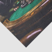 Vriendelijk spel, cavia's spelen poker tissuepapier (Detail)