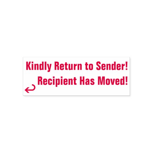 "Vriendelijk terug naar afzender", "Ontvanger is v Zelfinktende Stempel (Design)