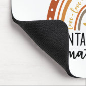 Vriendelijk voor je geest Leopard Rainbow Mental H Muismat (Hoek)