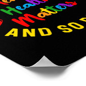 Vriendelijk voor je geest mentale gezondheidsbewus poster (Hoek)