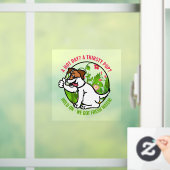 Vriendelijk warm dag Verse water raamsticker (Huis)