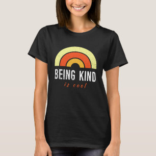Vriendelijk zijn is cool zon ontwerp omgeving en a t-shirt
