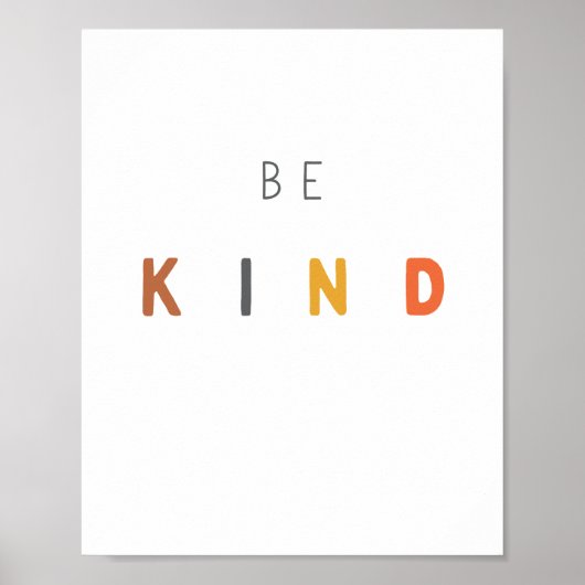 vriendelijk zijn. Poster en Prints (Voorkant)