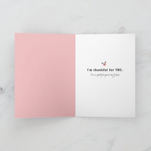 Vriendelijke Bedankt - Altijd iemand om dankbaar t (Binnen)