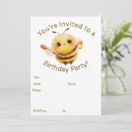 Vriendelijke Bij Uitnodiging (Staand voorkant)