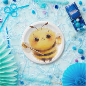 Vriendelijke Bijen Borden Papieren Bordje (Feest)