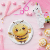Vriendelijke Bijen Borden Papieren Bordje (Feest)