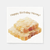 Vriendelijke bijen cocktail servetten (Voorkant)