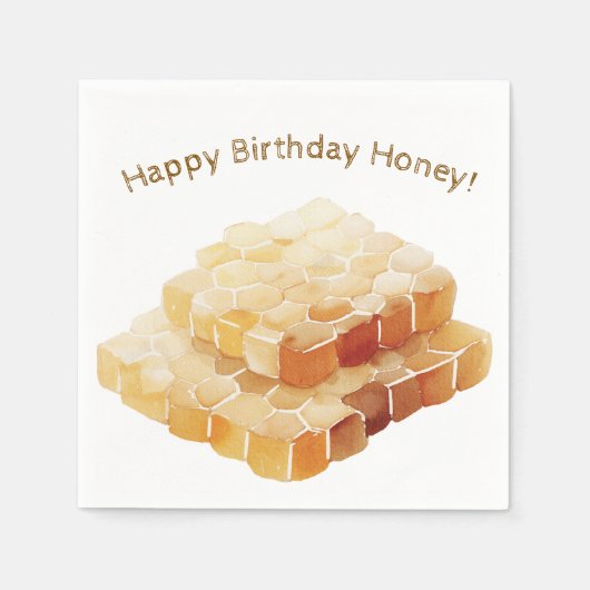 Vriendelijke bijen cocktail servetten (Voorkant)