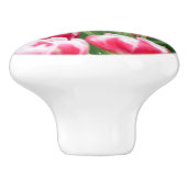 Vriendelijke bloemen keramische knop (Zijkant)