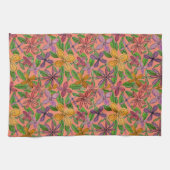 Vriendelijke bloemen theedoek (Horizontaal)
