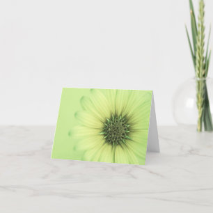 Vriendelijke bloemenfotokaart met inside quote kaart