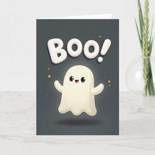 Vriendelijke Boo Wenskaart Kaart