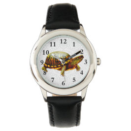 Vriendelijke Box Turtle Kinder horloge