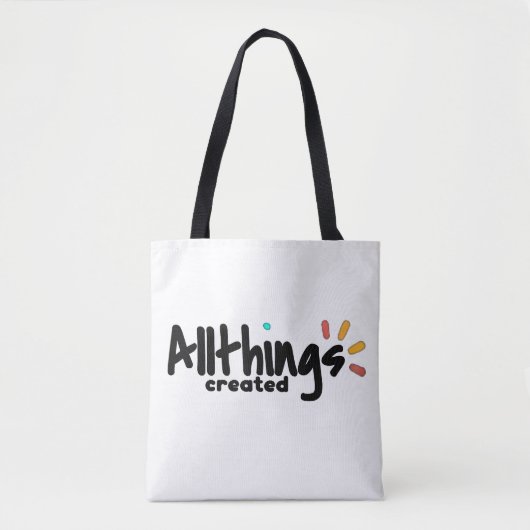 Vriendelijke Bubbel Tote Bag (Voorkant)