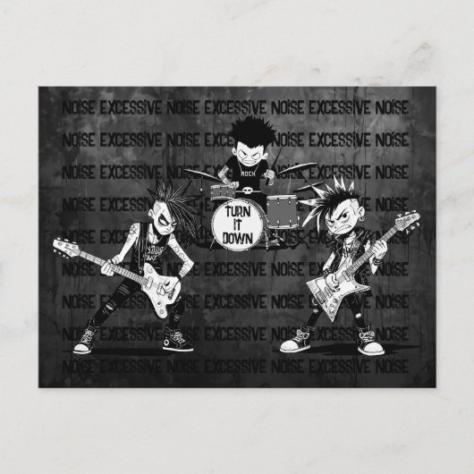 Vriendelijke buurman memo Overmatige ruis klacht Briefkaart (Voorkant)