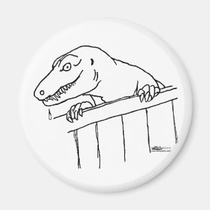 Vriendelijke buurt Dinosaur Magneet