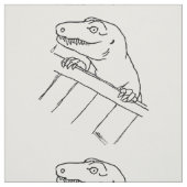 Vriendelijke buurt Dinosaur Stof (Swatch)