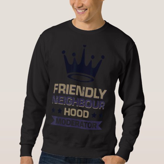 Vriendelijke buurt Moderator Trui (Voorkant)