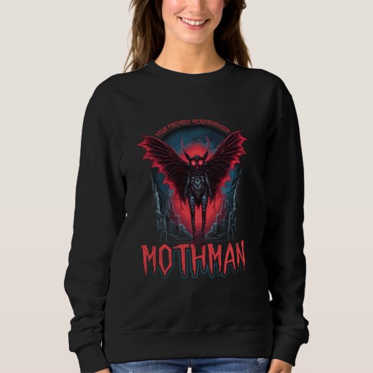 Vriendelijke buurt Mothman, Cryptid Folklore Mo Trui (Voorkant)