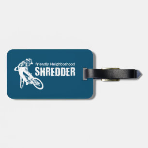 Vriendelijke buurt Shredder Mountainbiken Bagagelabel