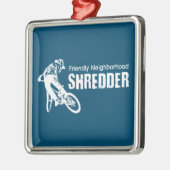 Vriendelijke buurt Shredder Mountainbiken Metalen Ornament (Links)
