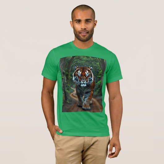 Vriendelijke buurt Tiger T-shirt (Voorkant volledig)