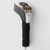 Vriendelijke Cavalier Koning Charles Spaniel Puppy Golfheadcover (Schuin)