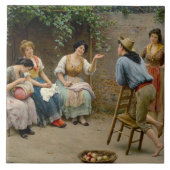 Vriendelijke chat tegeltje (Voorkant)