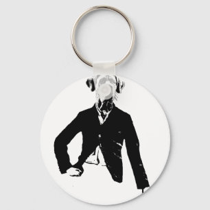 Vriendelijke Dog Sleutelhanger