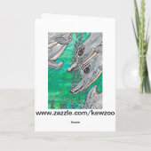 Vriendelijke Dolphin Pod Kaart (Achterkant)