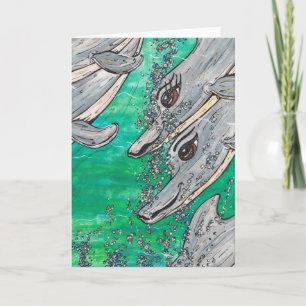 Vriendelijke Dolphin Pod Kaart