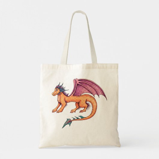 Vriendelijke Draak Tote Bag (Achterkant)