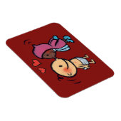 Vriendelijke eskimo neus kussen Kinder Magneet (Rechterzijde)