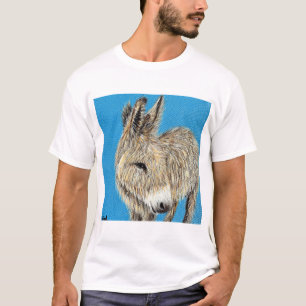 Vriendelijke Ezel Schilderij T-shirt
