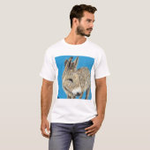 Vriendelijke Ezel Schilderij T-shirt (Voorkant volledig)