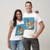 Vriendelijke Ezel Schilderij T-shirt (Unisex)