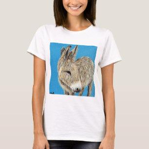 Vriendelijke Ezel Schilderij T-shirt